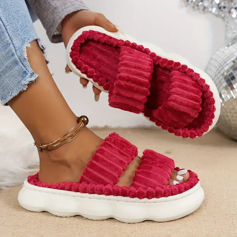  Women's Ultimate Comfort Plush Slippers