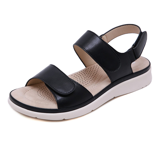 <Jun New>Casual Women Adjustable Flat Platform Beach Buckle Strap Sandals