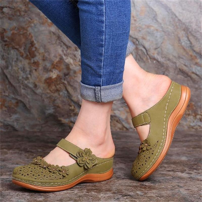 😍[May New]😍 Women Comfortable Vintage Wedges Orthopedic Sandals