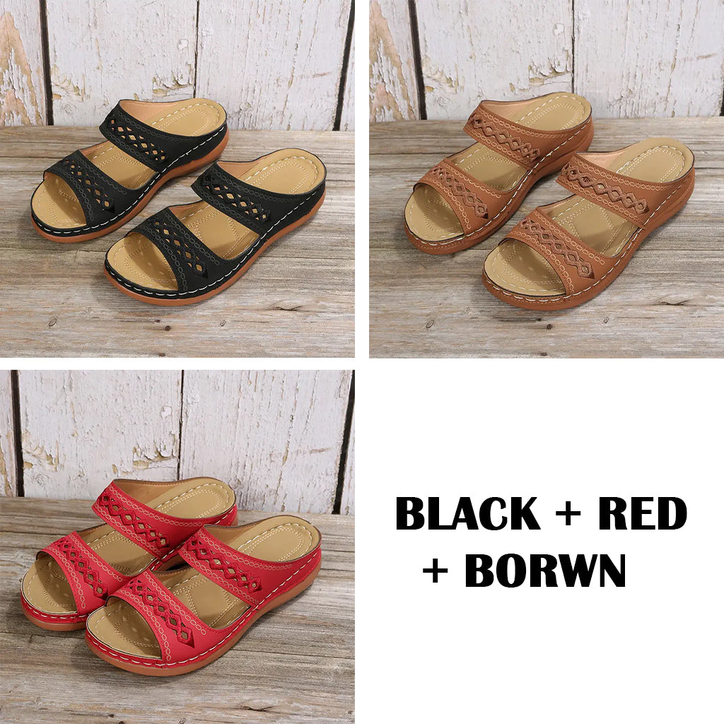 [#1 TRENDING SUMMER 2024] Arch Support Orthopedic Wedge Sandals 2023-[MOTHER'S DAY 49% OFF🔥]