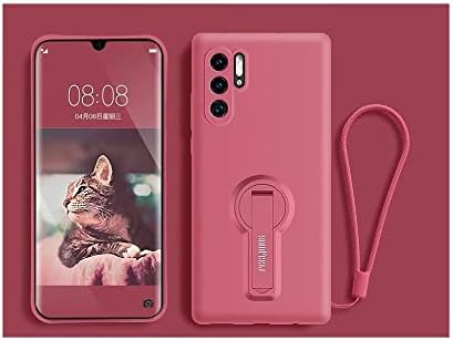 EnZo for Huawei Phone case for Huawei P40PRO with Phone Stand,Soft Gel Rubber case Cover for Huawei Series（Gift: Film + Phone Rope）.