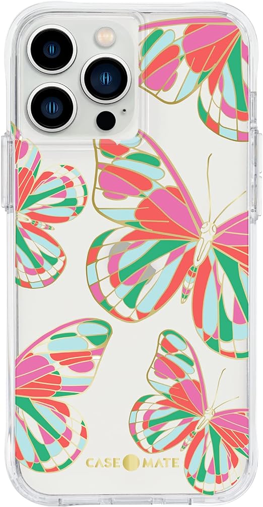 EnZo iPhone 13 Pro Case for Women [10ft Drop Protection] [Wireless Cha