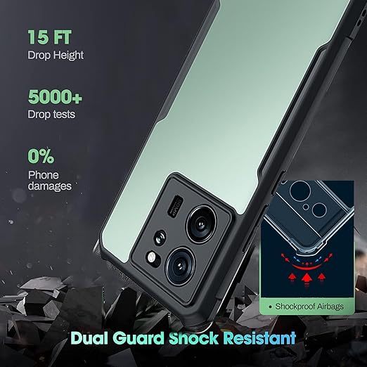EnZo Case Compatible with Xiaomi 13T/13T Pro/Redmi K60 Ultra, [Droproof] [Sweat-Proof] [Fingerprint-Proof] Shockproof Protective Phone Case Fits Xiaomi 13T/13T Pro/Redmi K60 Ultra