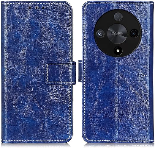 EnZphone filp case Compatible With Huawei Honor X9b Retro Crazy Horse 