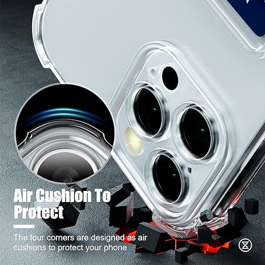 EnZo Case for iPhone 15 Clear Cute Phone Case Soft TPU Wallet Case Slim Bag Cover Shockproof with Card Slot Holder