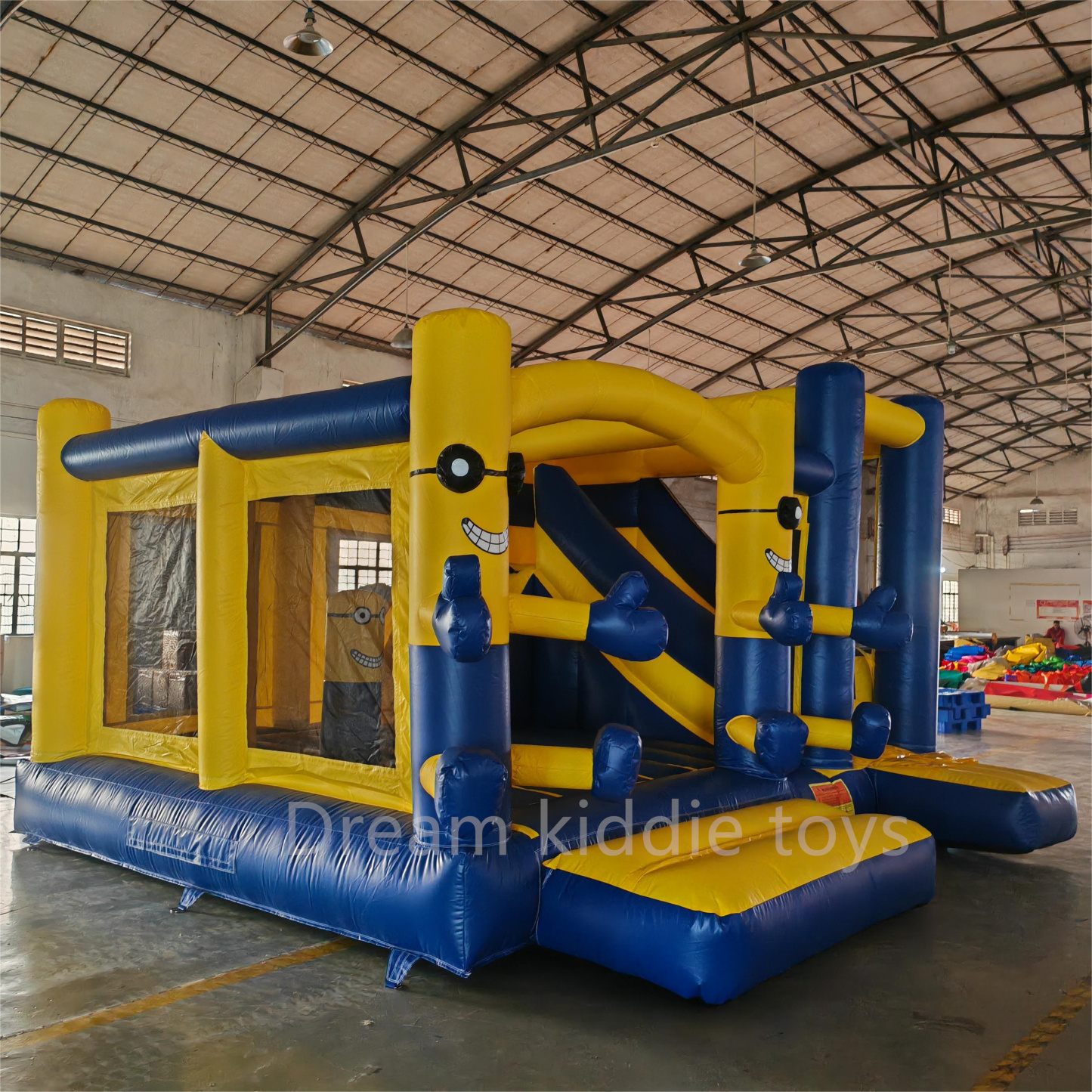 Inflatable Combo Jumping Castle With Slide For Kids  Inflatable Bounce House for Party Rental