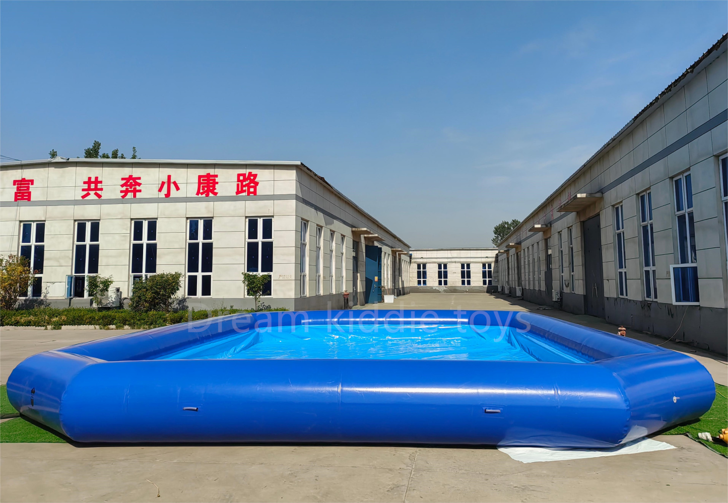 High Quality Outdoor Air Swim Pool Full-sized Large Above Ground Rectangle Inflatable Pool For Swimming