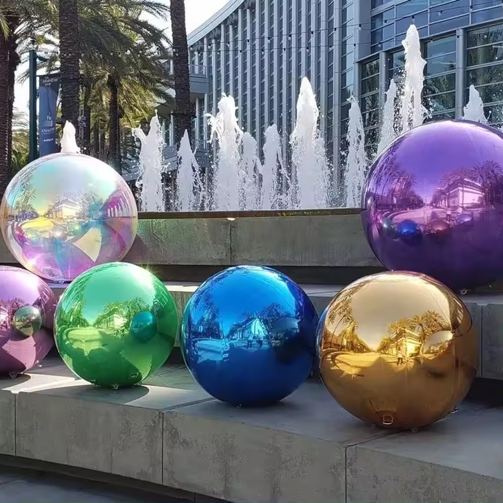 Inflatable Mirror Balloon Inflatable Giant PVC  Mirror Balloon For Event  Decorations