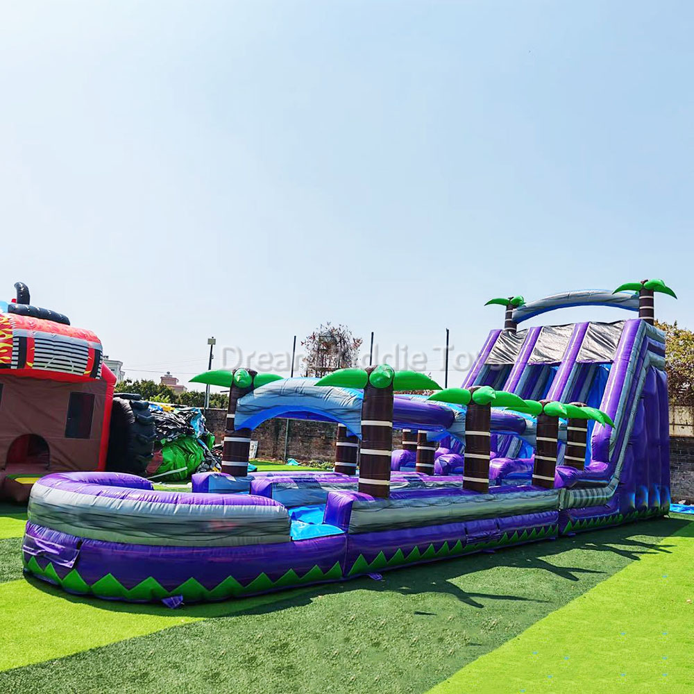 Commercial Inflatable Water Slide Outdoor Giant Inflatable Bouncy Slips N Slide Splash Pool