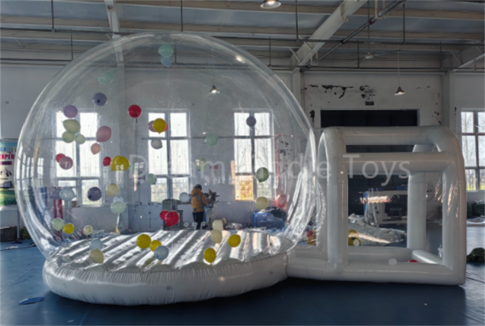 Giant Party Inflatable 5M Clear Bubble House Tent w/bouncing floor Party rental Bubble house camping tent