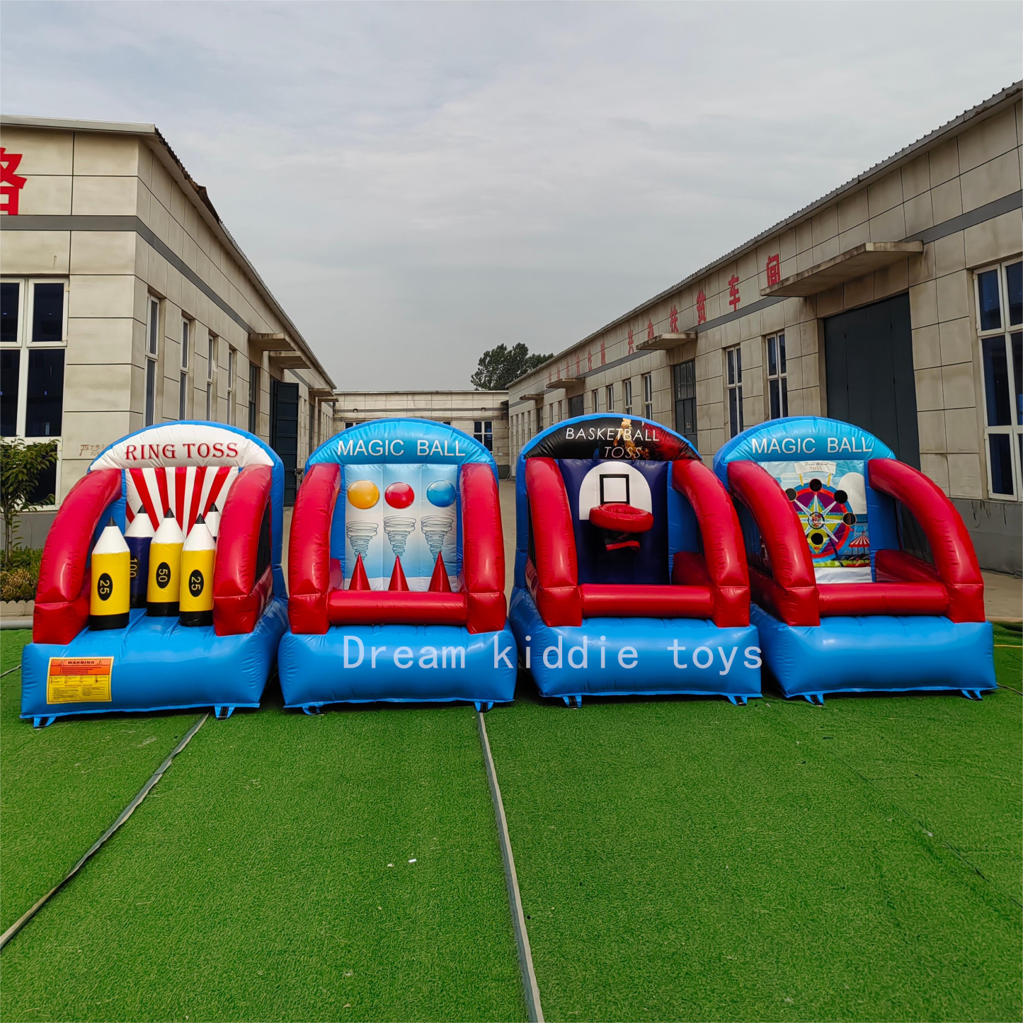Bounce sport games inflatable kids throwing games popular inflatable 4 in 1 inflatable interactive sports