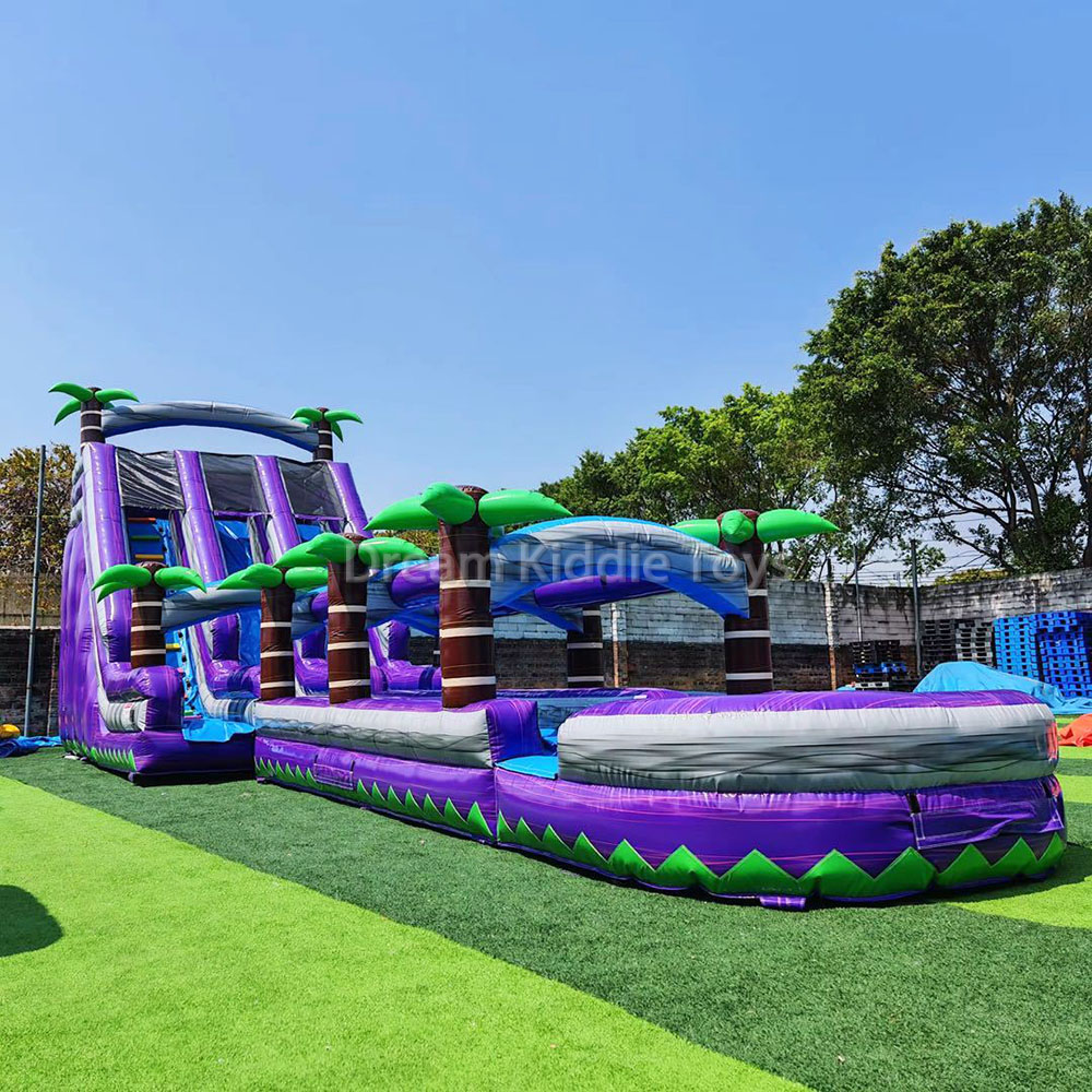 Commercial Inflatable Water Slide Outdoor Giant Inflatable Bouncy Slips N Slide Splash Pool