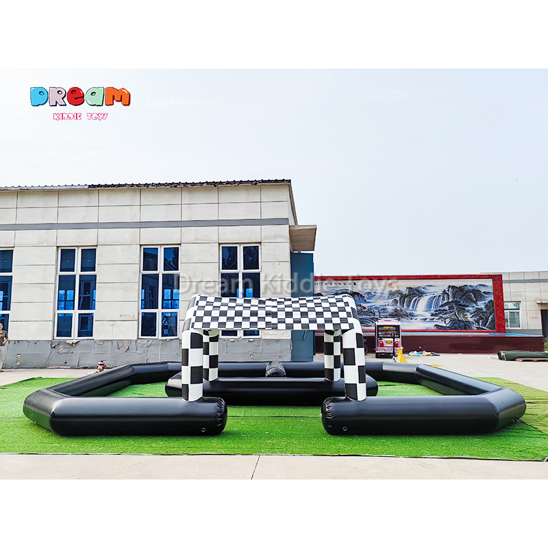 Inflatable Bumper Go Track Airtight Karting Track Inflatable Sports Game