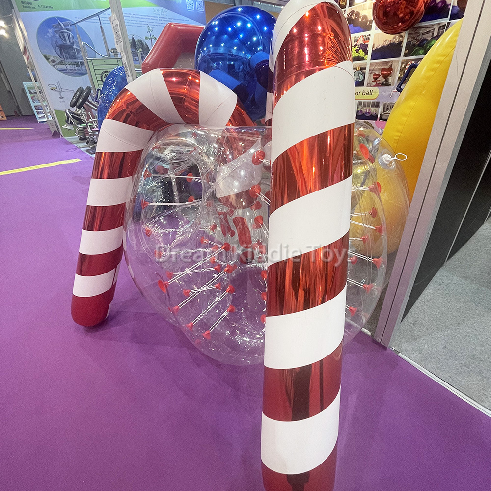 Candy Commercial Inflatable Ball Bouncy Sweet Decoration Bounce Mirror Ball for Events