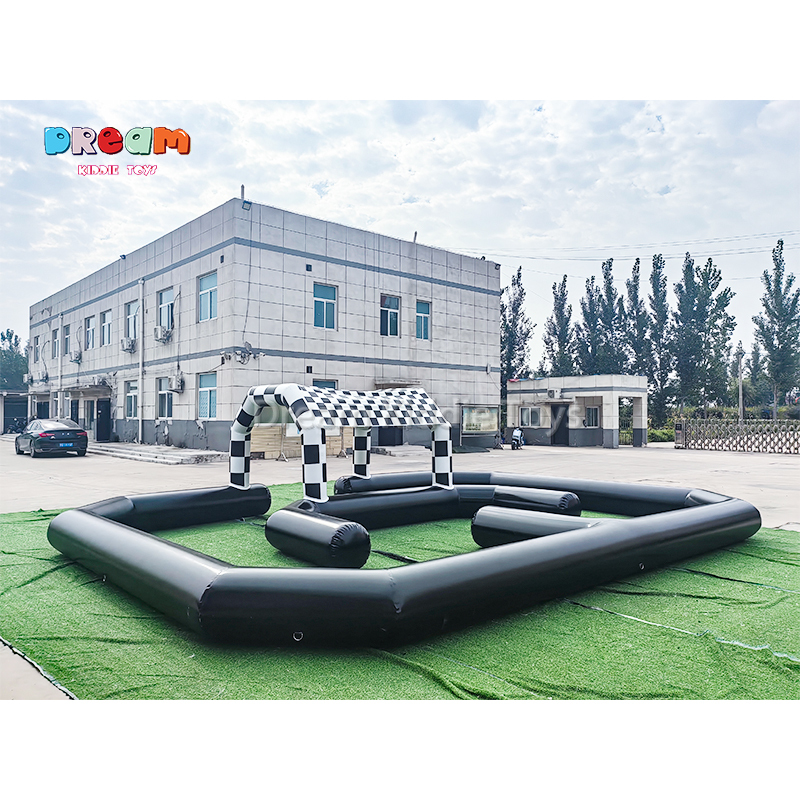 Inflatable Bumper Go Track Airtight Karting Track Inflatable Sports Game