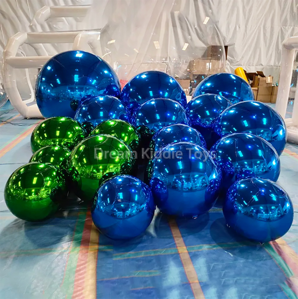 Indoor Outdoor Inflatable Mirror Ball Big Shiny Ball Decoration for Events