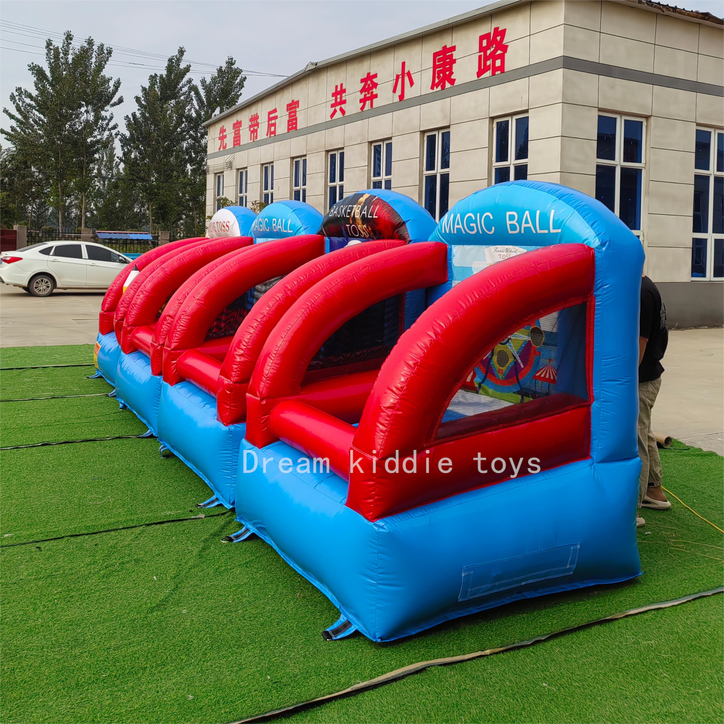 Bounce sport games inflatable kids throwing games popular inflatable 4 in 1 inflatable interactive sports