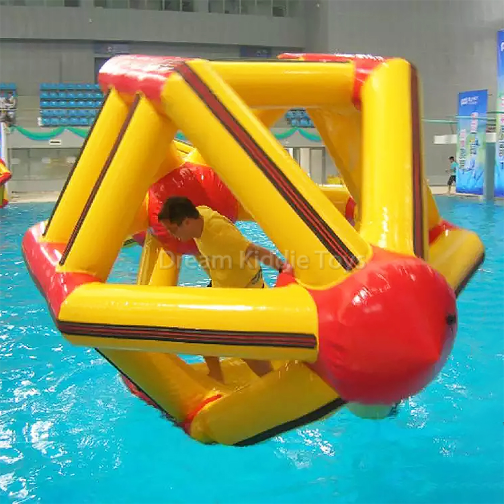 Indoor Outdoor Water Inflatable Roller Inflatable Sports Game Water Park Leisure Floating Trampoline