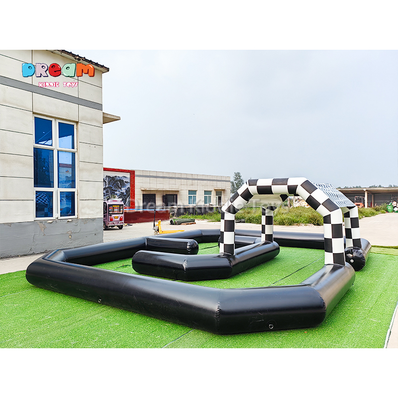 Inflatable Bumper Go Track Airtight Karting Track Inflatable Sports Game