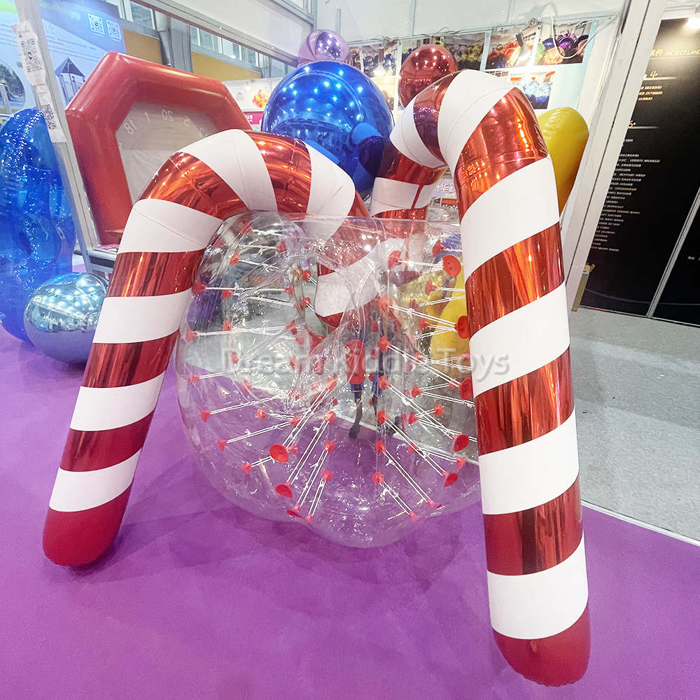 Candy Commercial Inflatable Ball Bouncy Sweet Decoration Bounce Mirror Ball for Events