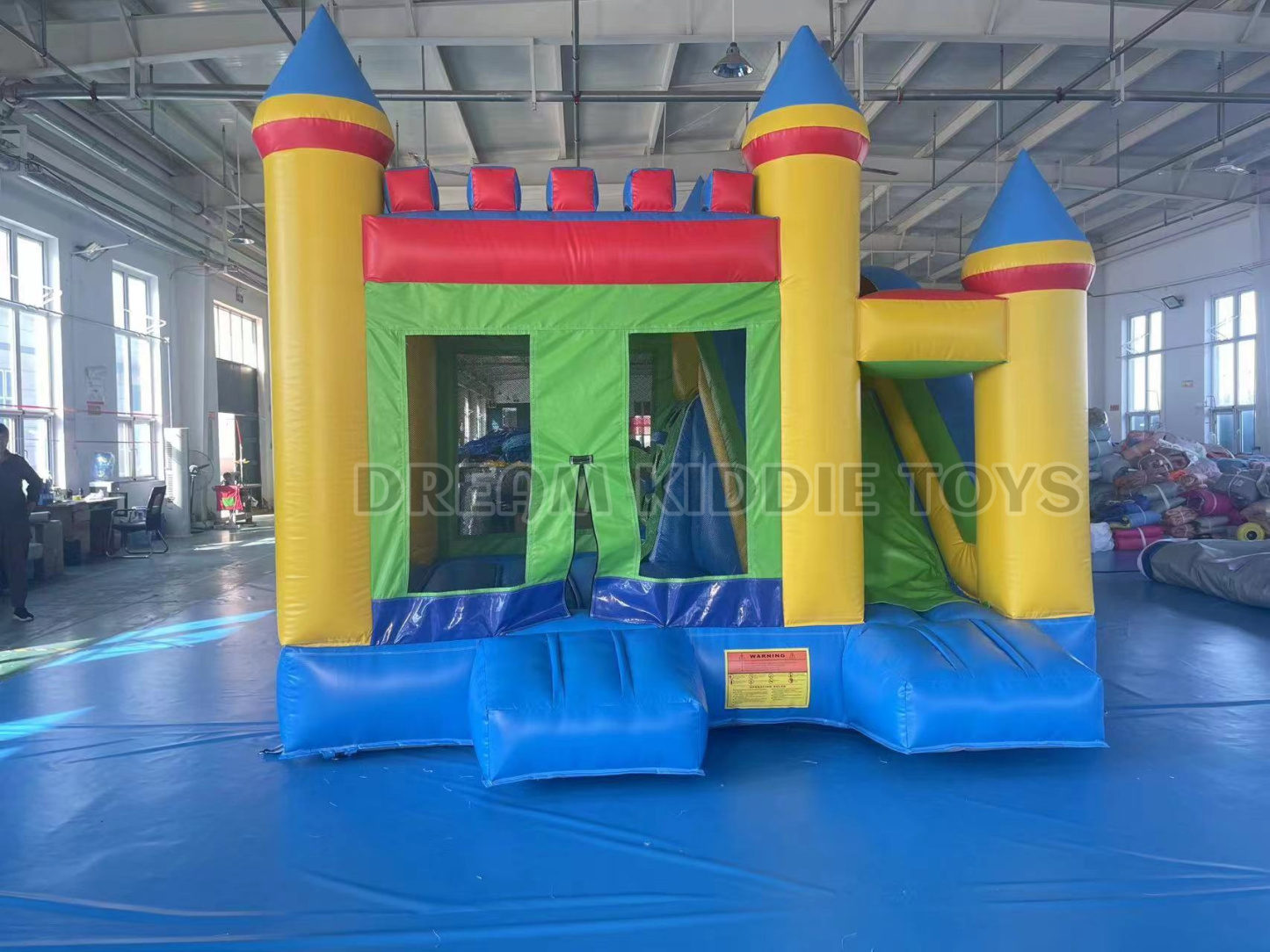 Commercial 12x13FT Castle Bounce House Bouncy Castle backyards rental  3 in 1 function