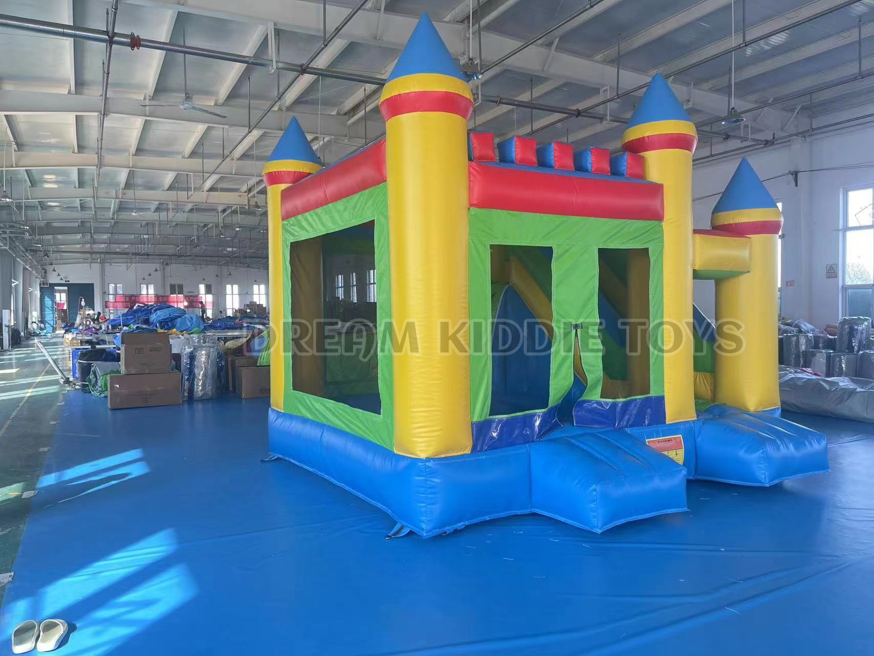 Commercial 12x13FT Castle Bounce House Bouncy Castle backyards rental  3 in 1 function