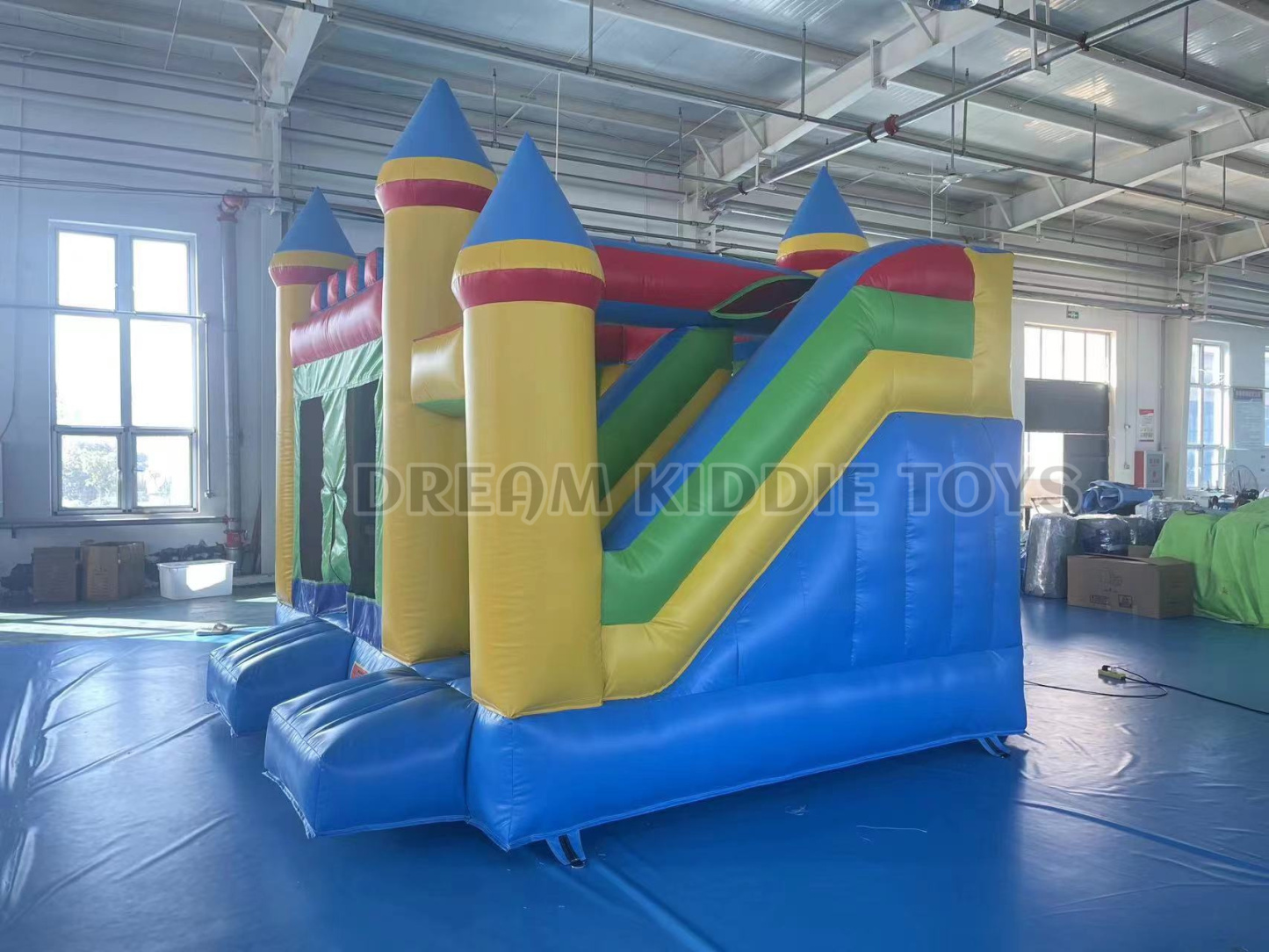 Commercial 12x13FT Castle Bounce House Bouncy Castle backyards rental  3 in 1 function