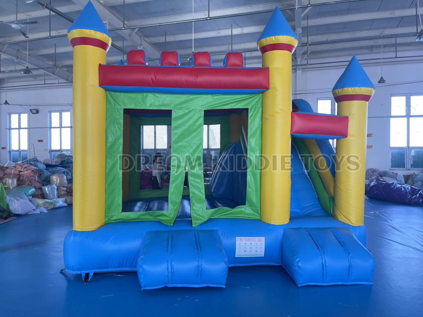 Commercial 12x13FT Castle Bounce House Bouncy Castle backyards rental  3 in 1 function