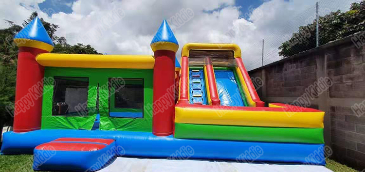 Giant 24x23FT Muticolor Adults Bouncer slide obstacle Bouncy Castle mutifunction