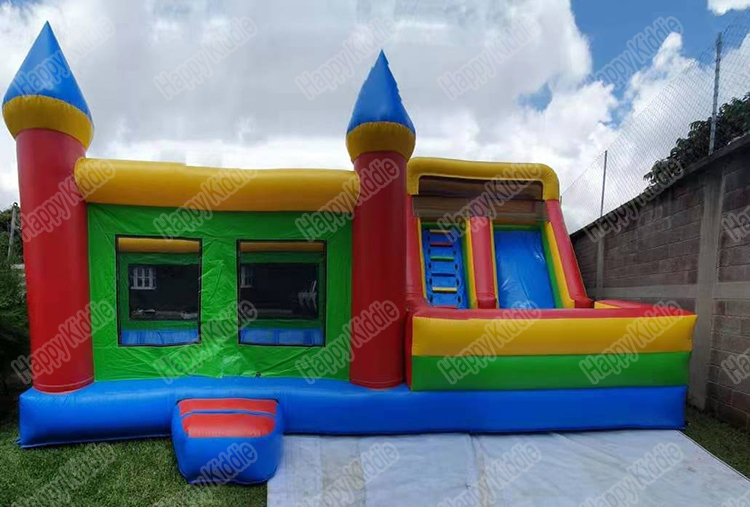 Giant 24x23FT Muticolor Adults Bouncer slide obstacle Bouncy Castle mutifunction