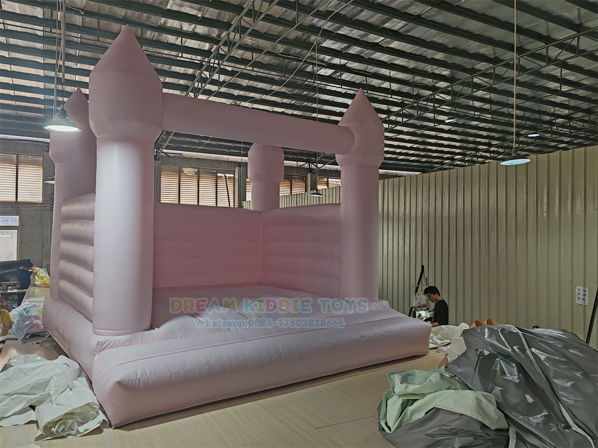 Commercial 13x13FT Giant  Pink Bounce House Softplay Bouncy Castle Outdoor Backyards