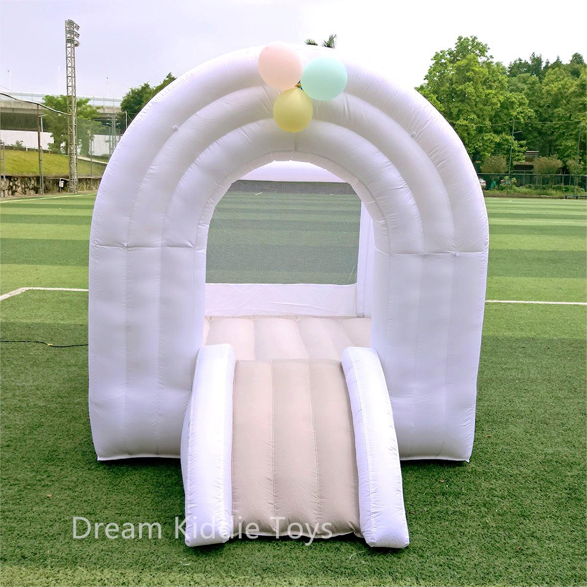 Made to Order PVC Rainbow Inflatable Bouncer House Inflatable Bouncer Inflatable Bounce House Commercial