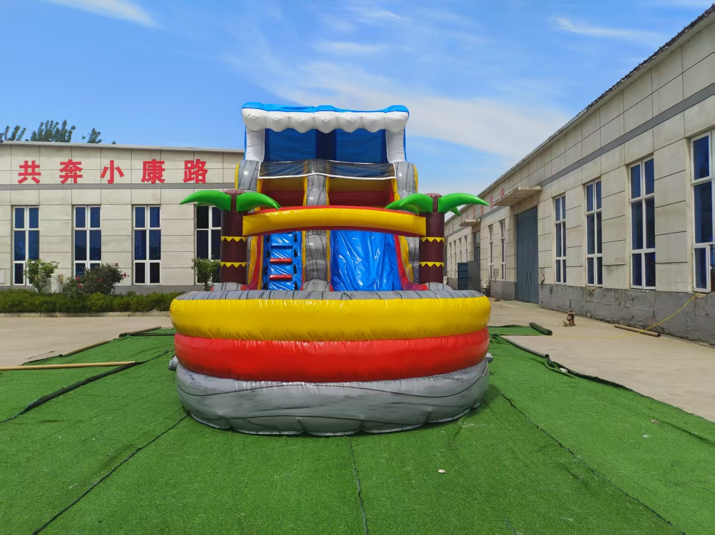 PVC Commercial Inflatable Water Slide Inflatable Bouncy Castle with Slide 