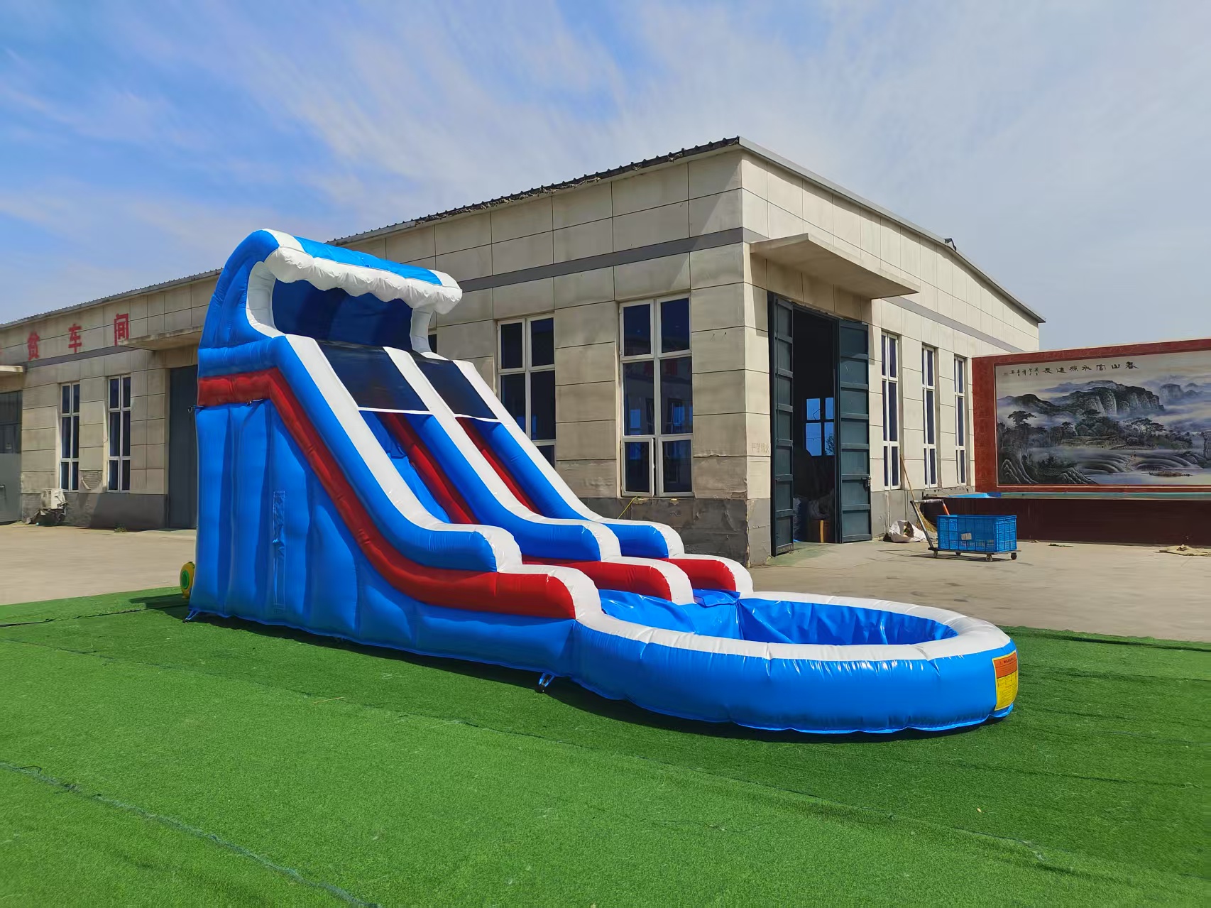 Commercial Inflatable Water Slide Inflatable Bouncy Castle with Slide 