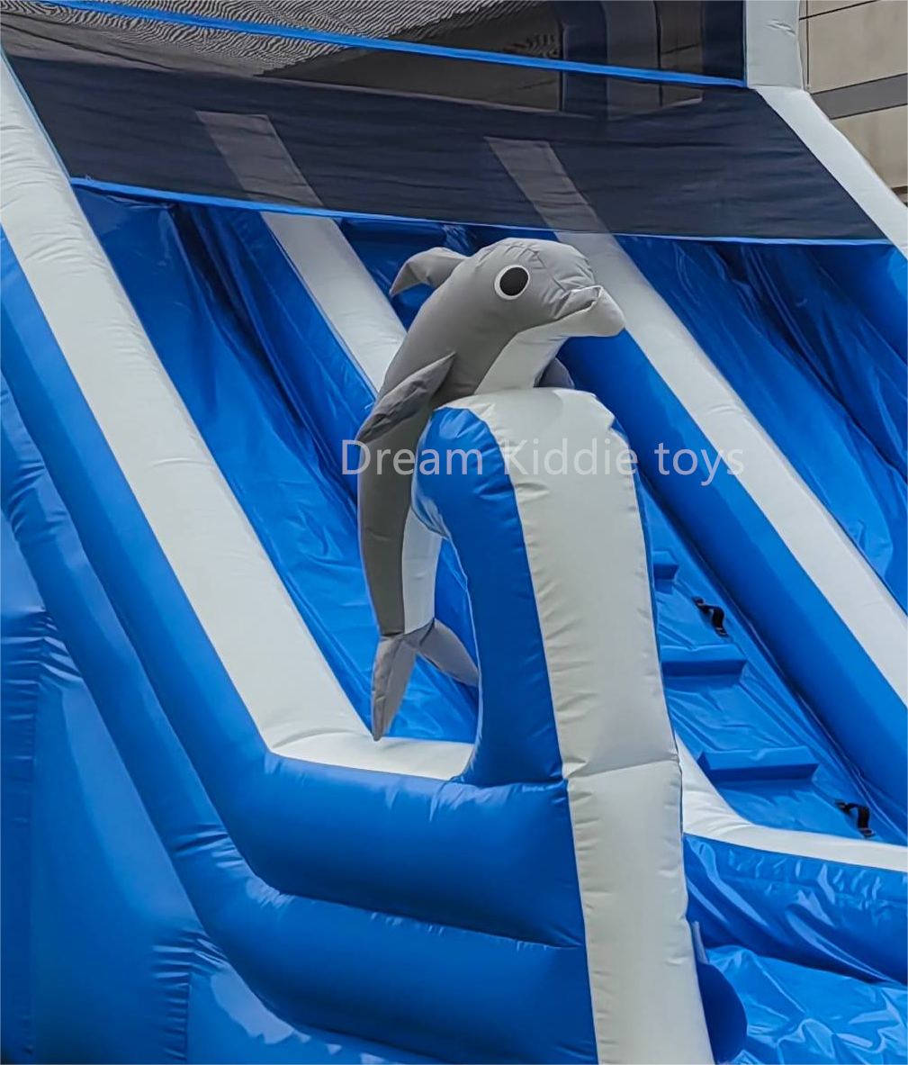 Commercial grade Ocean theme inflatable water slide water slides backyard inflatable for rental