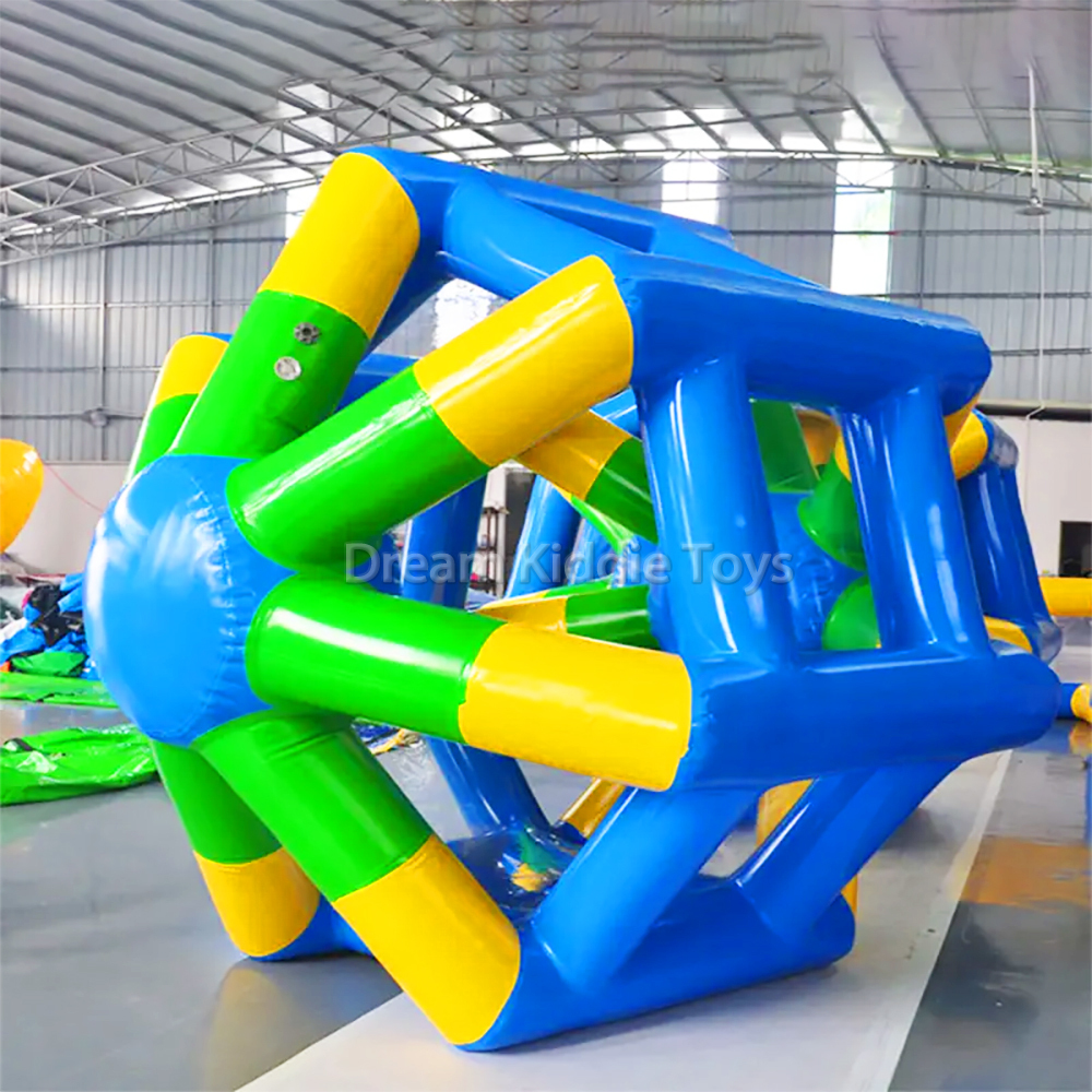 Indoor Outdoor Water Inflatable Roller Inflatable Sports Game Water Park Leisure Floating Trampoline