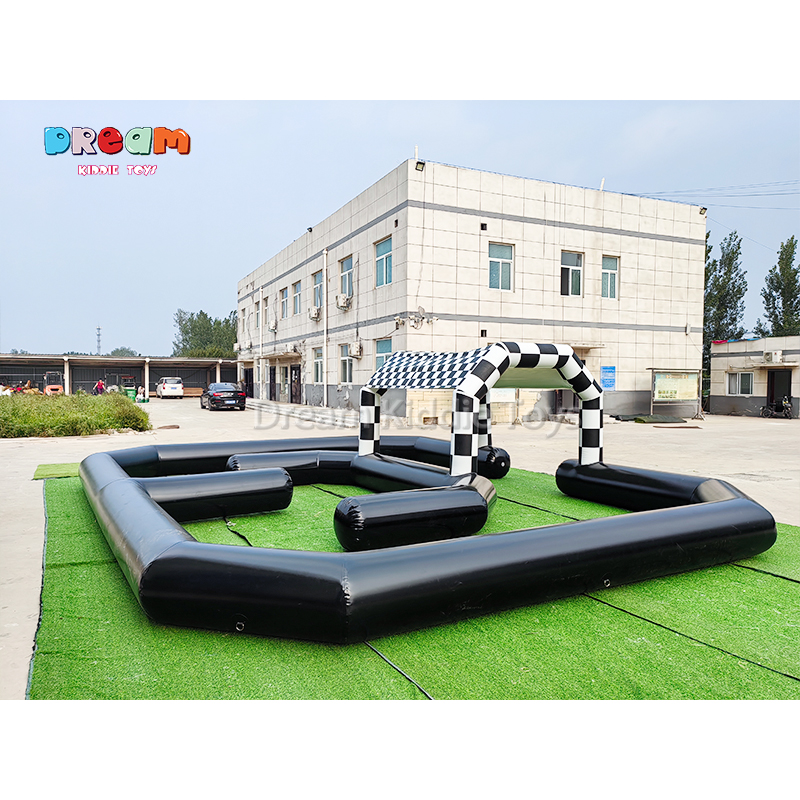 Inflatable Bumper Go Track Airtight Karting Track Inflatable Sports Game