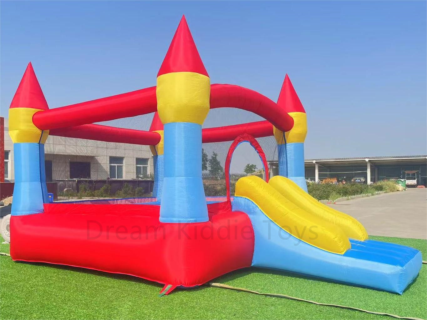 Hot Sale Inflatable Bounce House With Slide Mini Jumping Castle For Kids Inflatable Bouncer For Party Rental