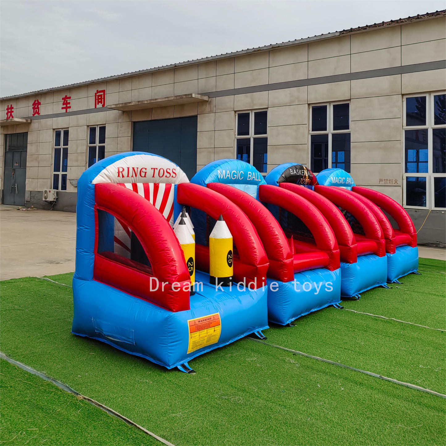 Bounce sport games inflatable kids throwing games popular inflatable 4 in 1 inflatable interactive sports