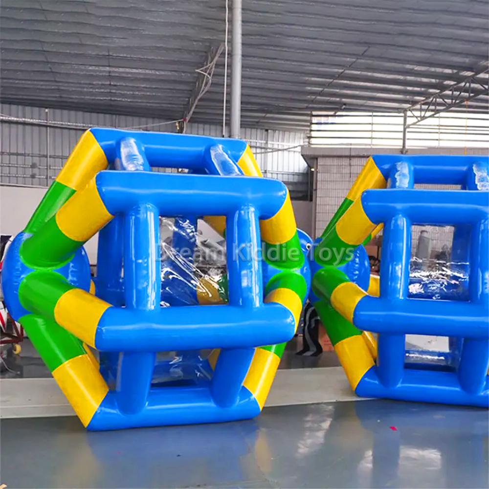 Indoor Outdoor Water Inflatable Roller Inflatable Sports Game Water Park Leisure Floating Trampoline