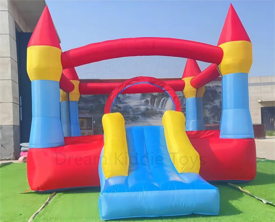Hot Sale Inflatable Bounce House With Slide Mini Jumping Castle For Kids Inflatable Bouncer For Party Rental