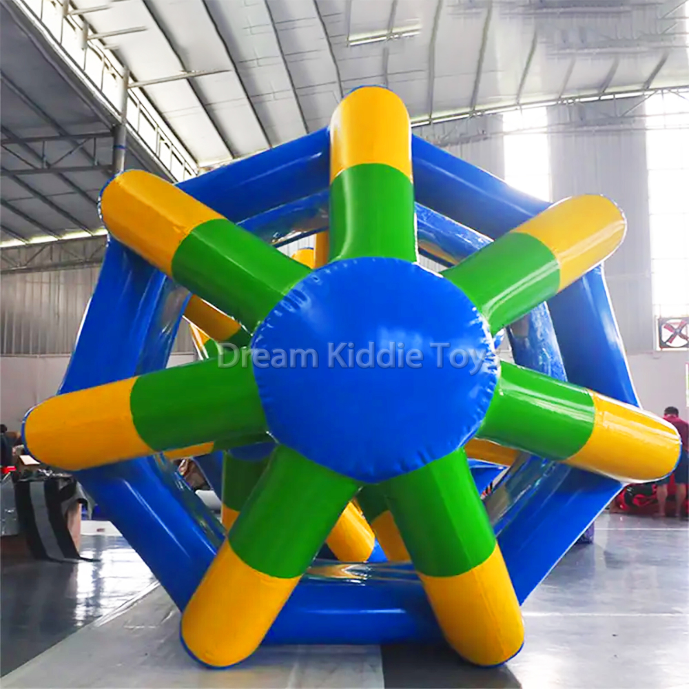 Indoor Outdoor Water Inflatable Roller Inflatable Sports Game Water Park Leisure Floating Trampoline