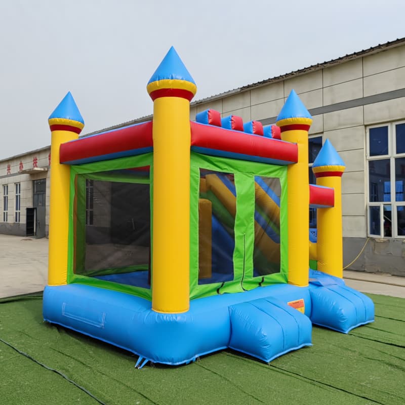PVC Colorful Inflatable Bouncy Castle Jumping House Combo