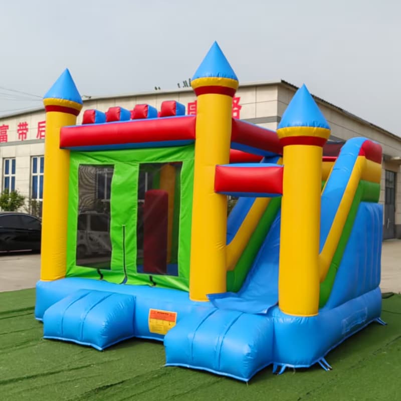 PVC Colorful Inflatable Bouncy Castle Jumping House Combo