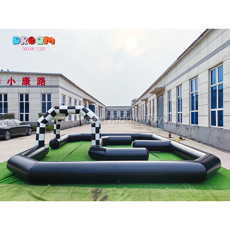 Inflatable Bumper Go Track Airtight Karting Track Inflatable Sports Game