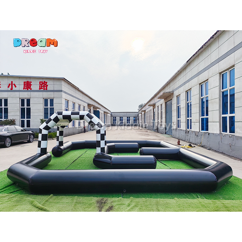 Inflatable Bumper Go Track Airtight Karting Track Inflatable Sports Game