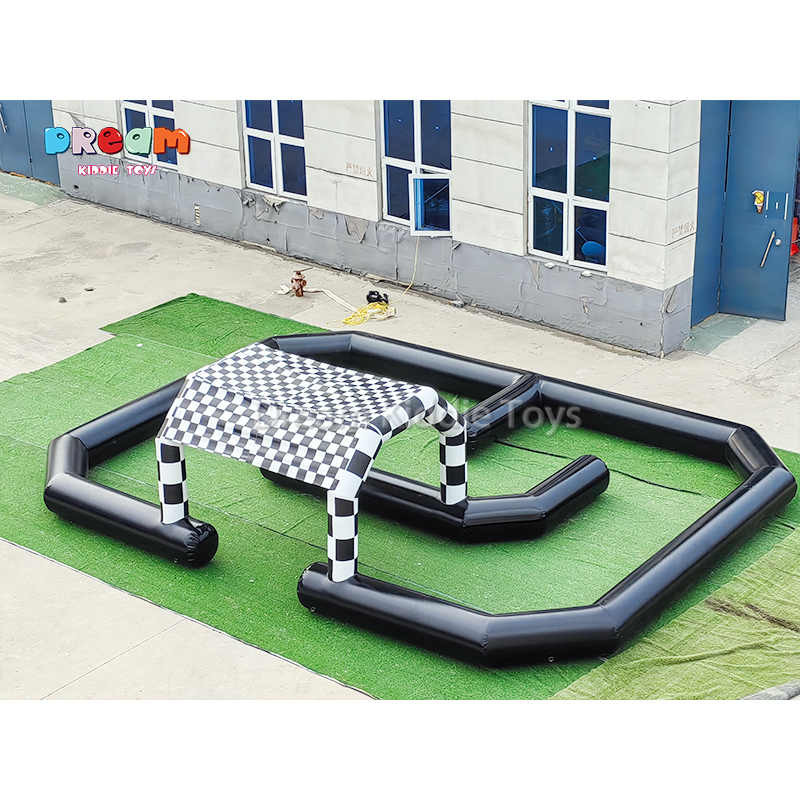 Inflatable Bumper Go Track Airtight Karting Track Inflatable Sports Game