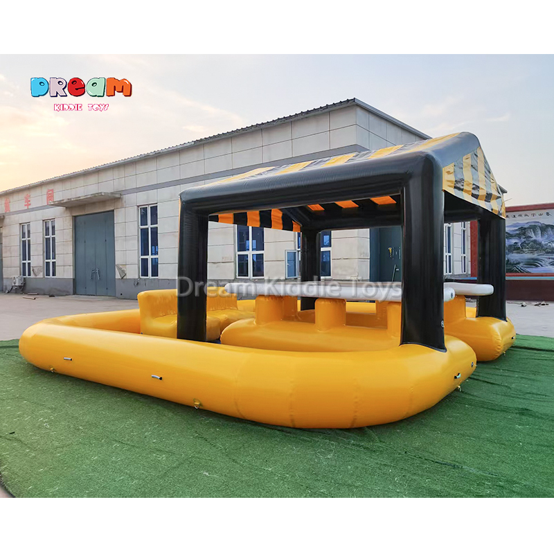 Commercial Inflatable Water Bar Airtight Water Pool Bar Water Tent