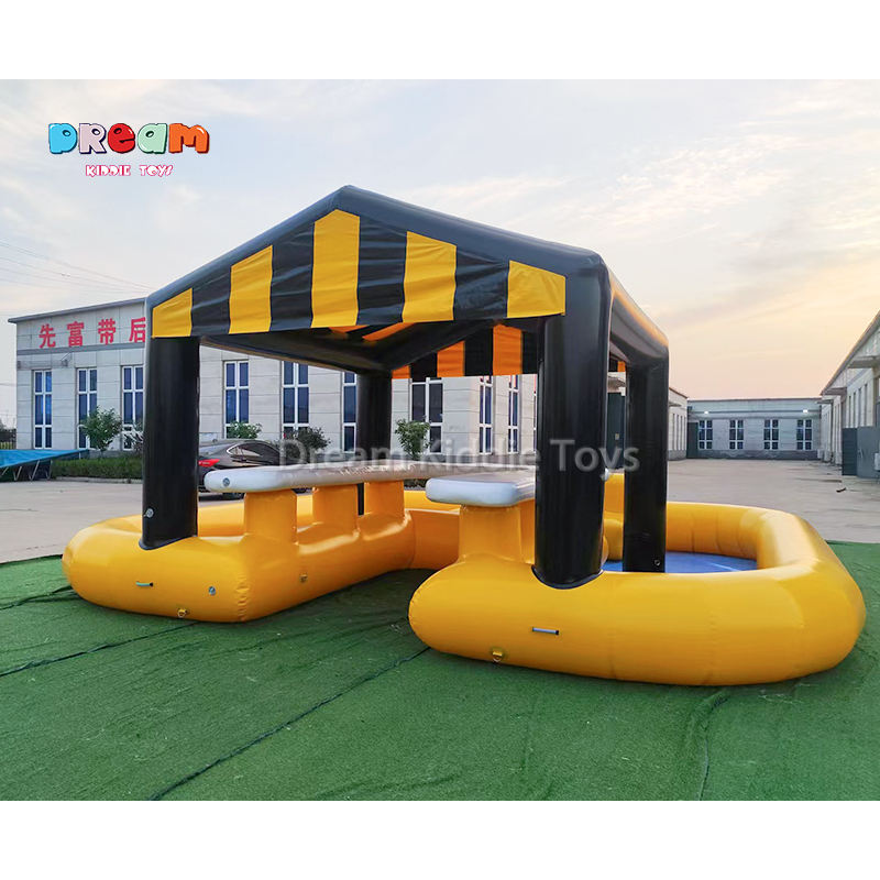 Commercial Inflatable Water Bar Airtight Water Pool Bar Water Tent