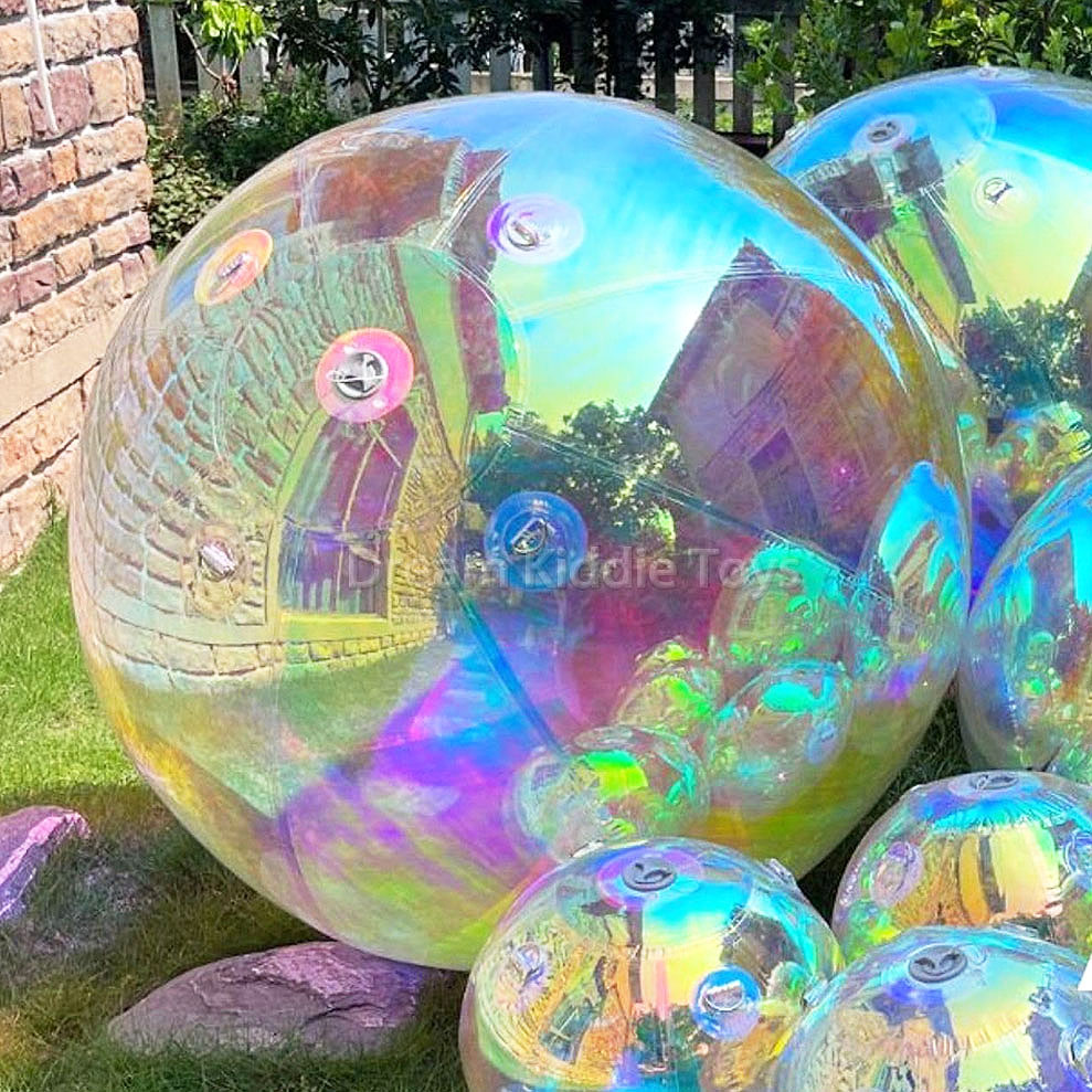 Outdoor Indoor Commercial Inflatable Shiny Ball Bouncy Decoration Bounce Mirror Ball for Events